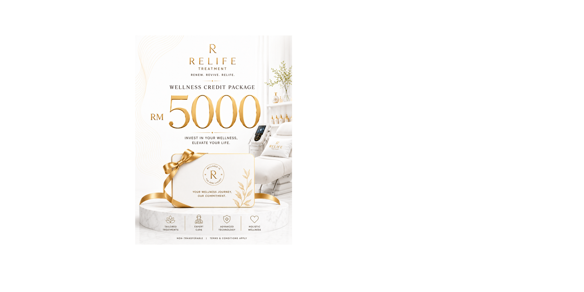RM5,000 Credit + RM1,000 Free Treatment